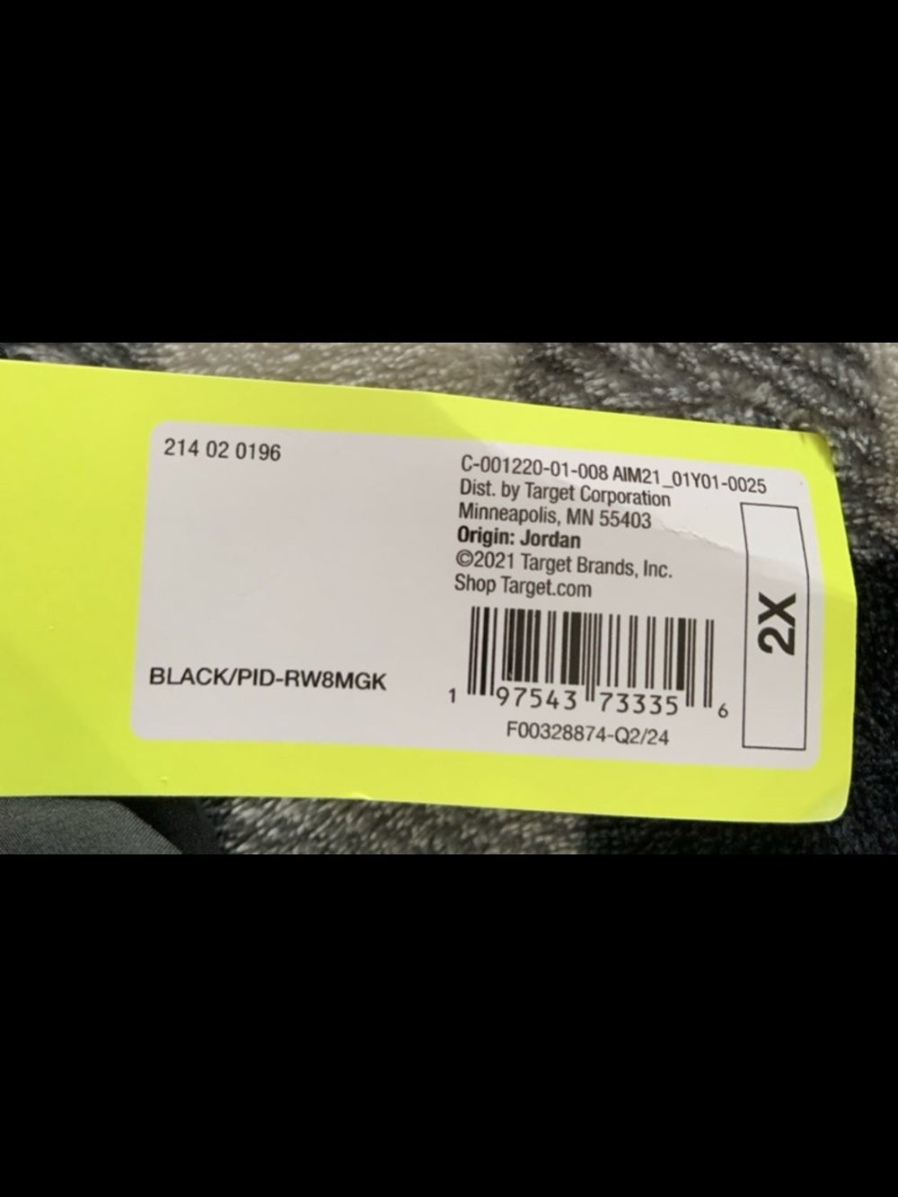 Black lightweight pants 2X - Picture 6 of 7
